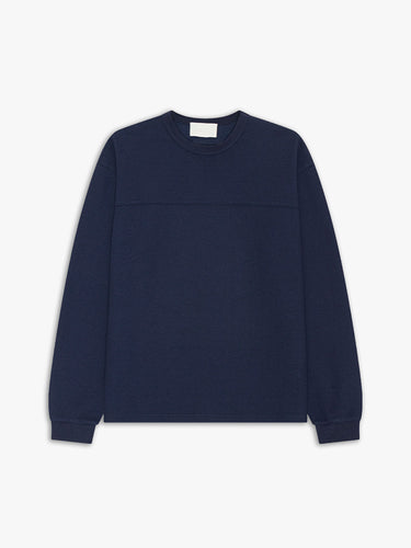 Calm. - Waffle T-shirt in Navy