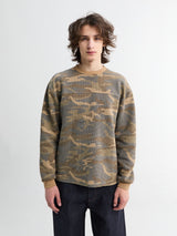 Calm. - Waffel T-Shirt in Camo