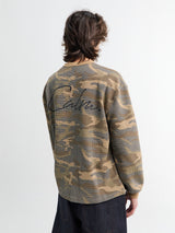 Calm. - Waffel T-Shirt in Camo