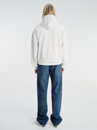 Calm. - Rhinestone Hoodie Grey