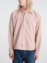 Calm. - Silver Lake Flannel Red & Cream in Red/Cream