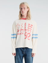 Calm. - Vintage Beach L/S Ninety Two in Off White