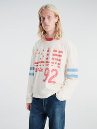 Calm. - Vintage Beach L/S Ninety Two in Off White