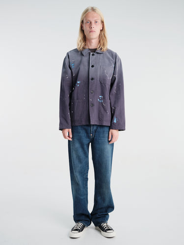 Calm. - Chore Jacket Paintsplatter in Navy