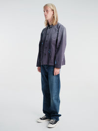 Calm. - Chore Jacket Paintsplatter in Navy