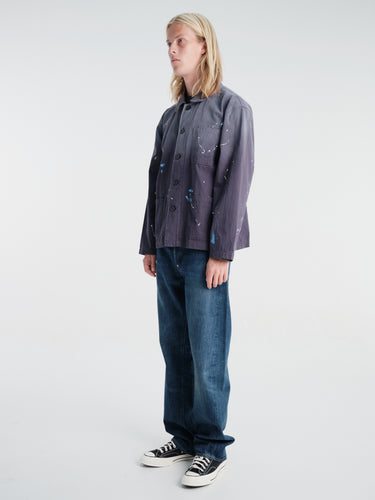 Calm. - Chore Jacket Paintsplatter in Navy