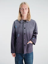 Calm. - Chore Jacket Paintsplatter in Navy