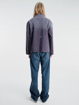 Calm. - Chore Jacket Paintsplatter in Navy