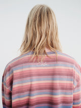 Calm. - Beach L/S Brown & Pink in Brown/Pink