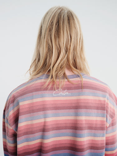 Calm. - Beach L/S Brown & Pink in Brown/Pink