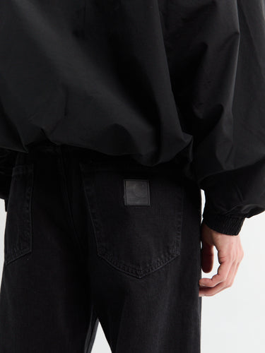 Carhartt WIP - Aaron Pants in Black stone washed