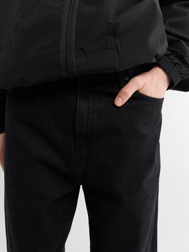 Carhartt WIP - Aaron Pants in Black stone washed