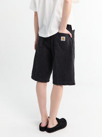 Carhartt WIP - Landon Short in Black Stone Wash