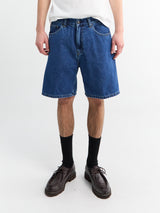 Carhartt WIP - Nolan Short in Blue Heavy Stone Wash