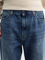 Carhartt WIP - Aaron Pant in Blue Dark Used Wash