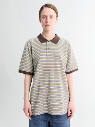 Carhartt WIP - Dion Polo in Dion Stripe Wax