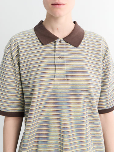 Carhartt WIP - Dion Polo in Dion Stripe Wax