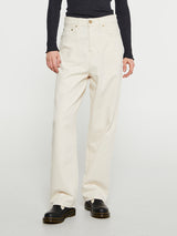 Carhartt WIP - Women's Derby Pant in Natural Rinsed