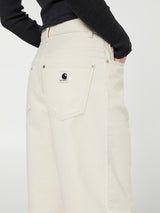 Carhartt WIP - Women's Derby Pant in Natural Rinsed