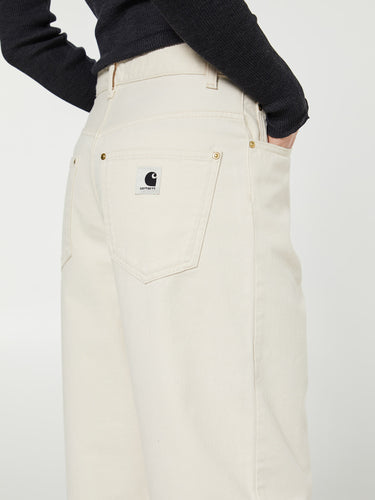 Carhartt WIP - Women's Derby Pant in Natural Rinsed