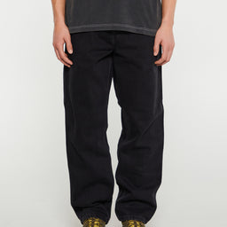 Carhartt - Single Knee Pants in Black Stone Washed