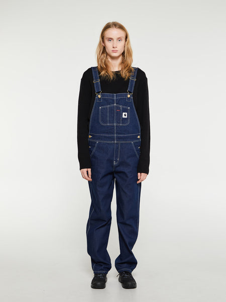 Carhartt WIP - W' Bib Overall Straight in Blue One Wash – stoy