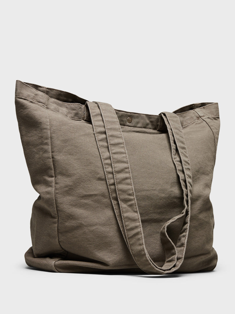 Bayfield Tote Bag in Barista Stone Washed