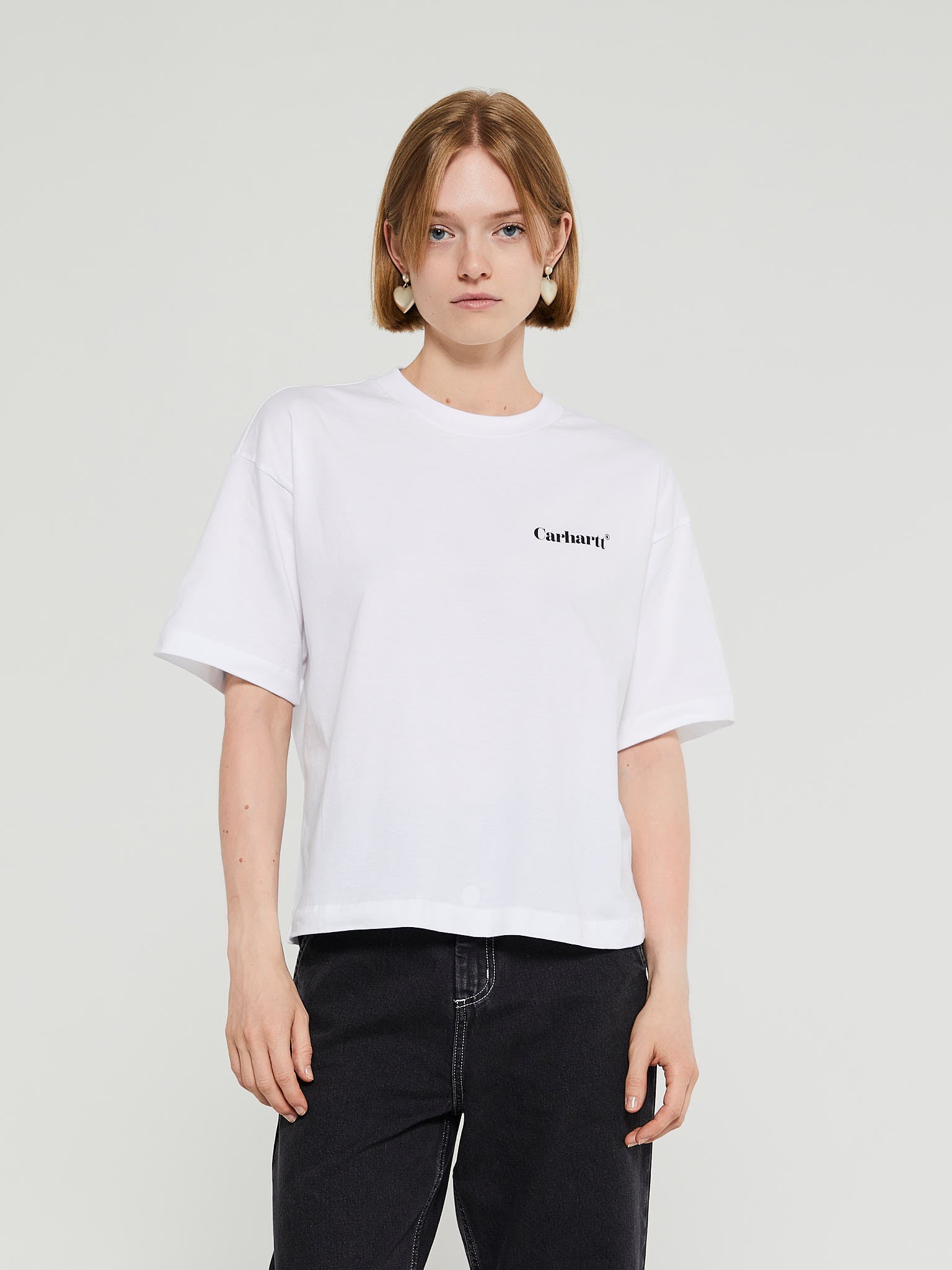 Carhartt WIP - W' Fold Leo T-Shirt in White