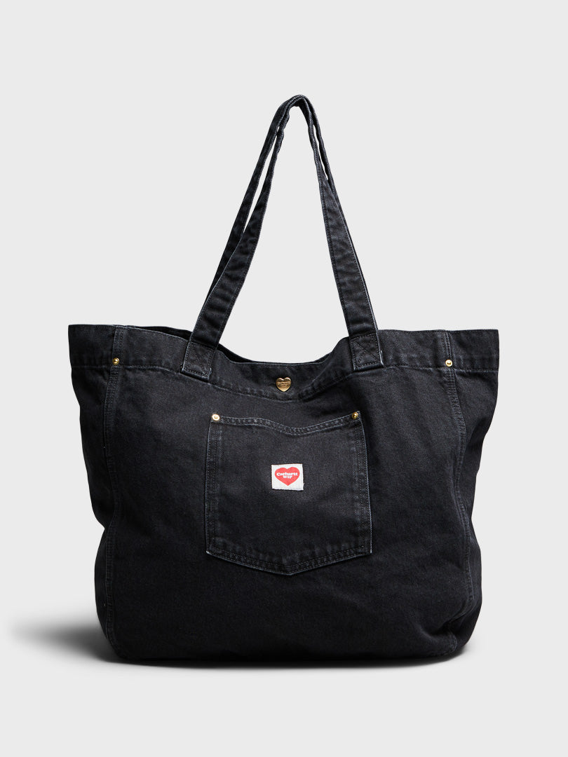 Carhartt - Nash Tote in Black Stone Washed