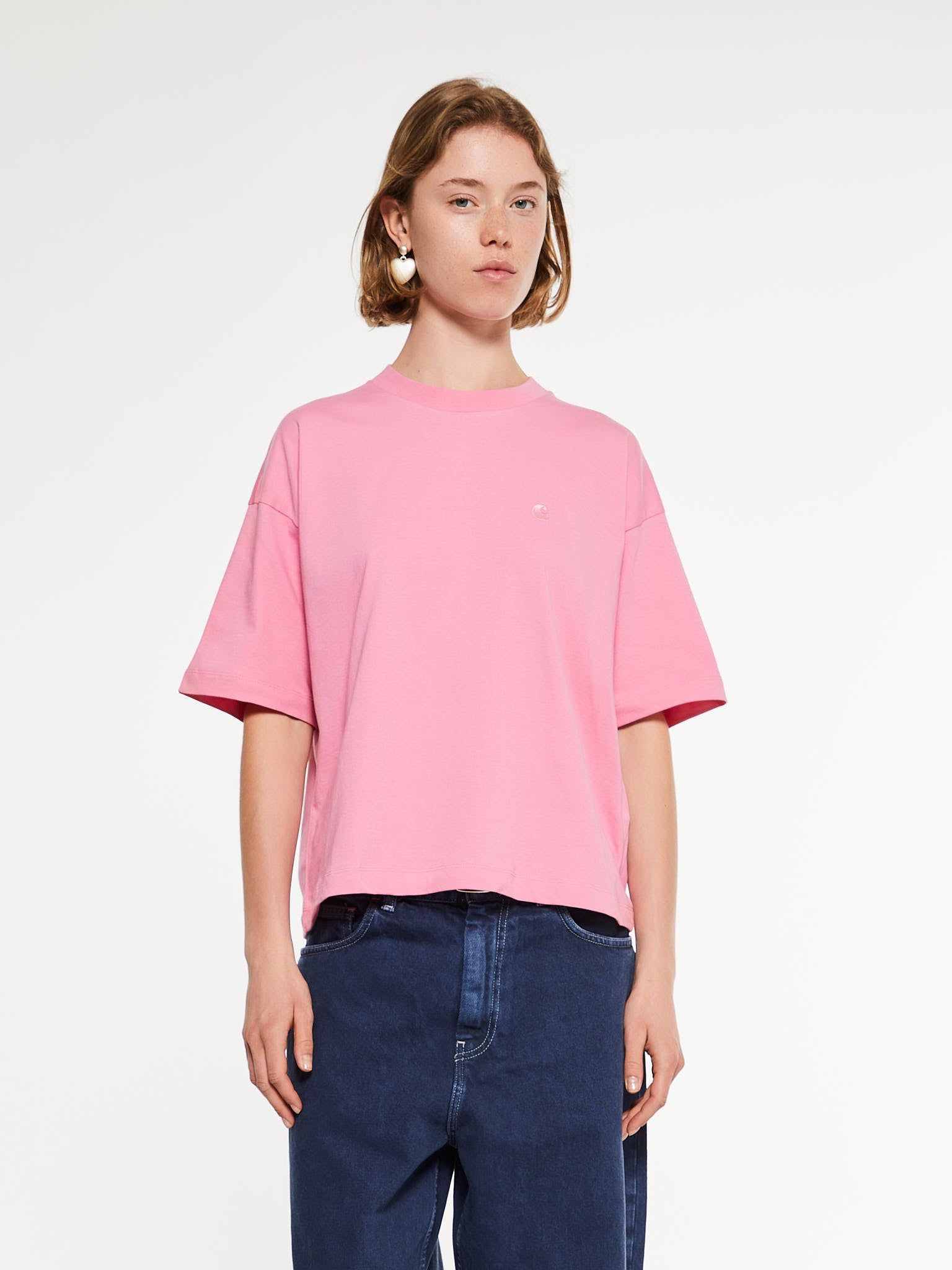 W' Chester T-Shirt i Pink