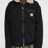 Carhartt WIP - Herald Jacket in Black Wall Stone Washed