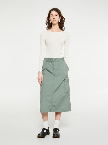 Carhartt WIP - Women's Jet Cargo Skirt in Park rinsed
