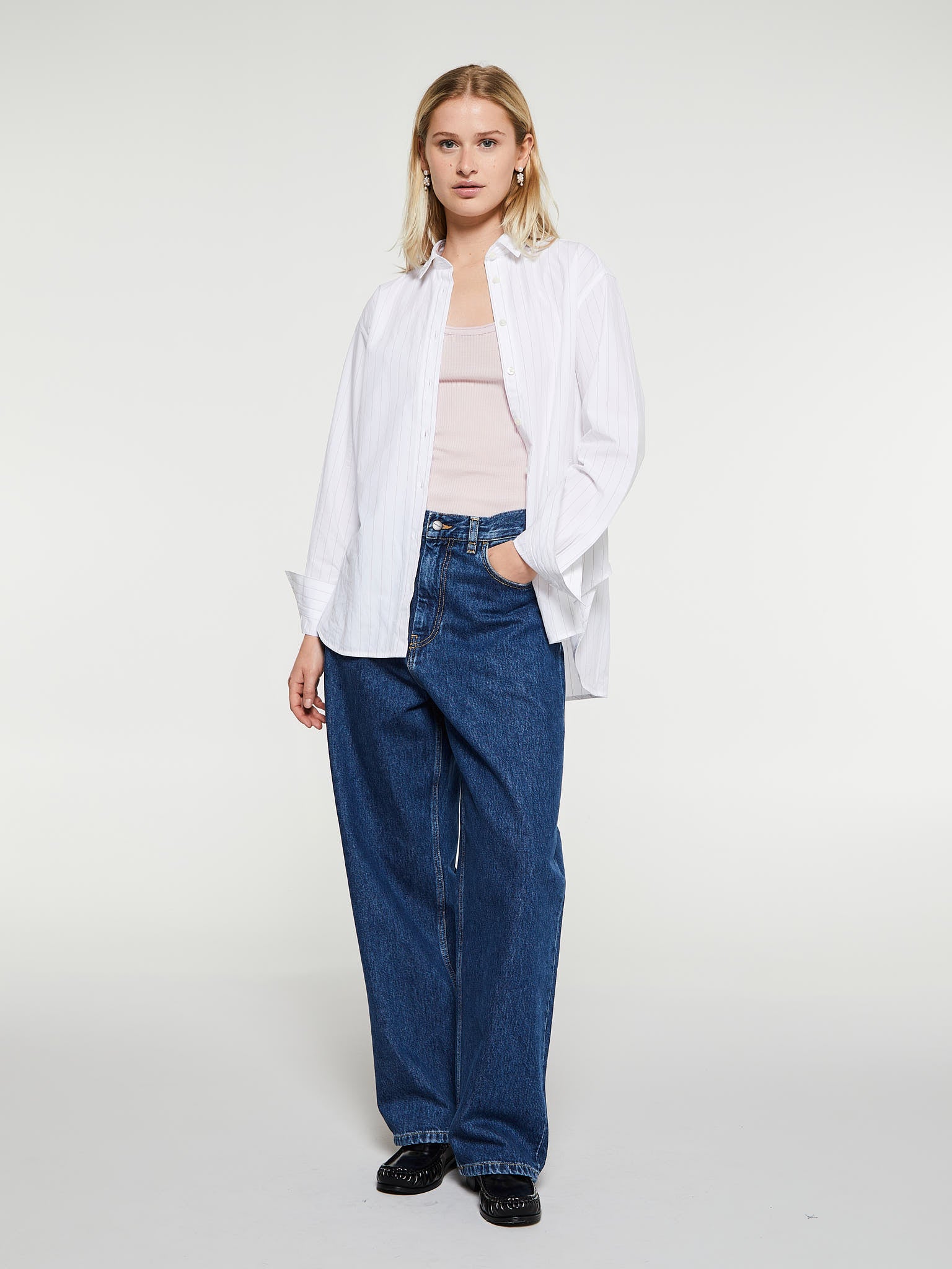 Women's Brandon Pants in Blue Stone Washed