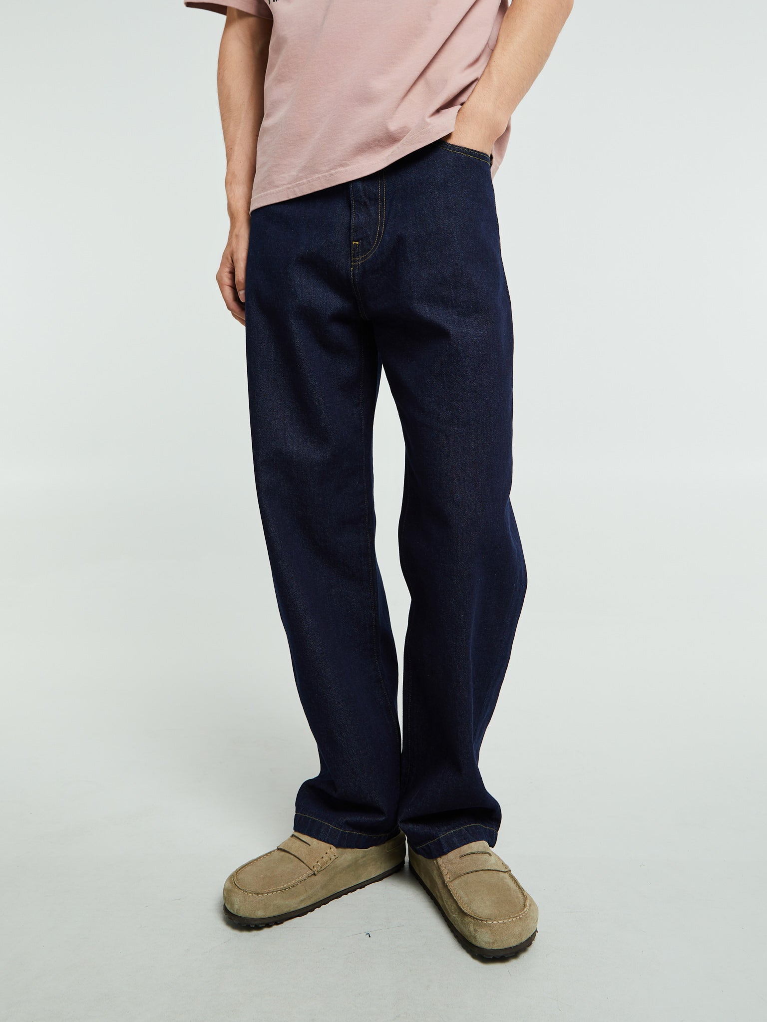 Landon Pants in Blue Rinsed