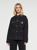 Carhartt WIP - W' OG Michigan Denim Coat in Black Stone Washed