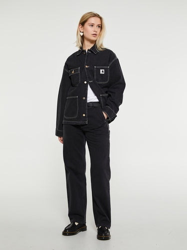 Carhartt WIP - W' OG Michigan Denim Coat in Black Stone Washed