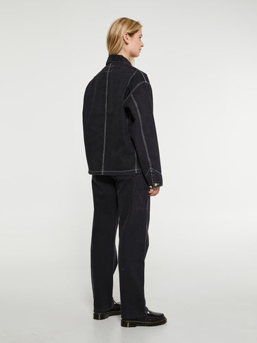 Carhartt WIP - W' OG Michigan Denim Coat in Black Stone Washed