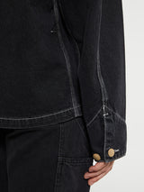 Carhartt WIP - W' OG Michigan Denim Coat in Black Stone Washed