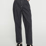 Carhartt - Women's Orlean Pant Orlean Stripe, Black & White Stone Wash