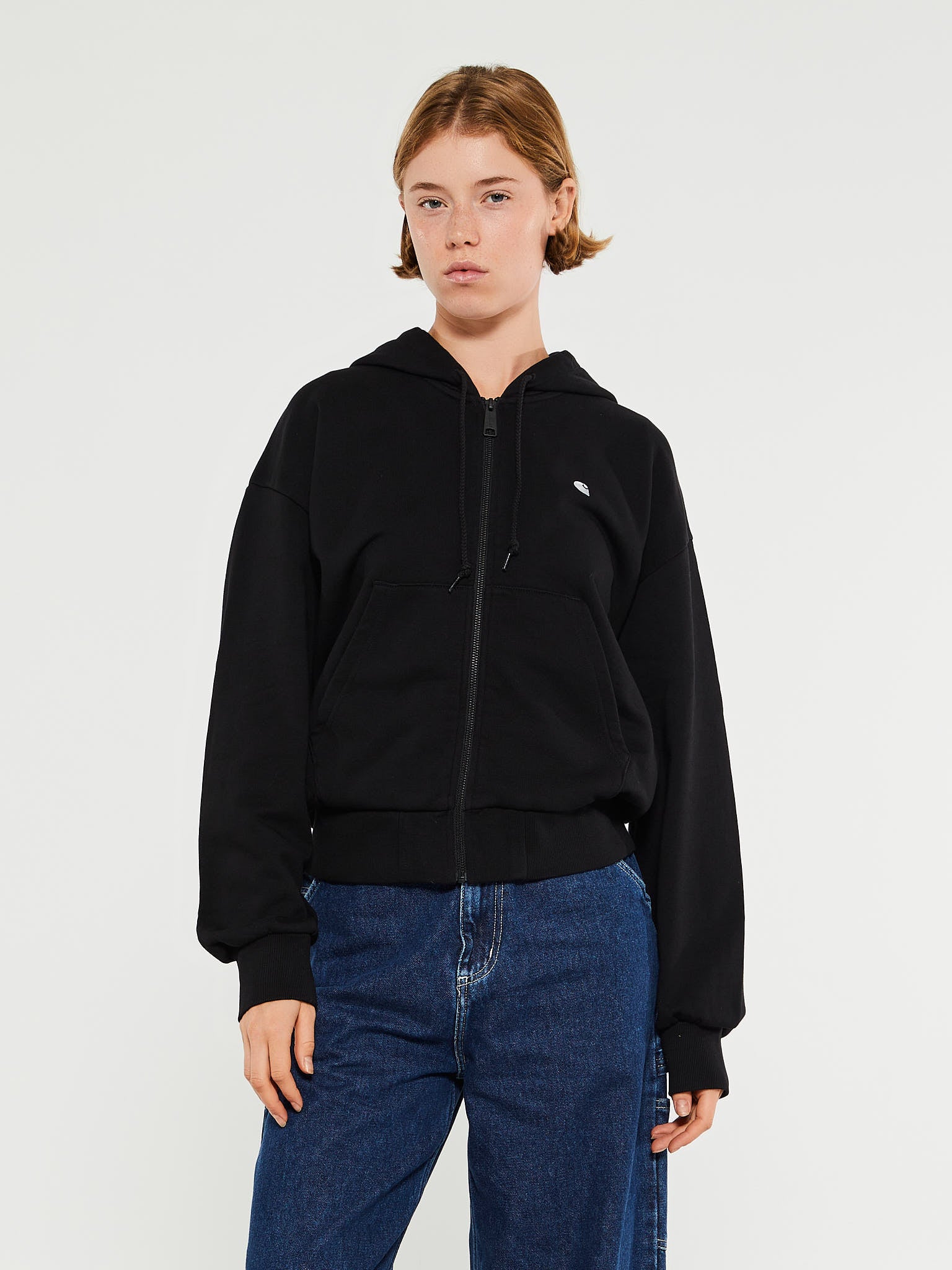 Carhartt WIP - W' Hooded Casey Jacket in Black and Silver