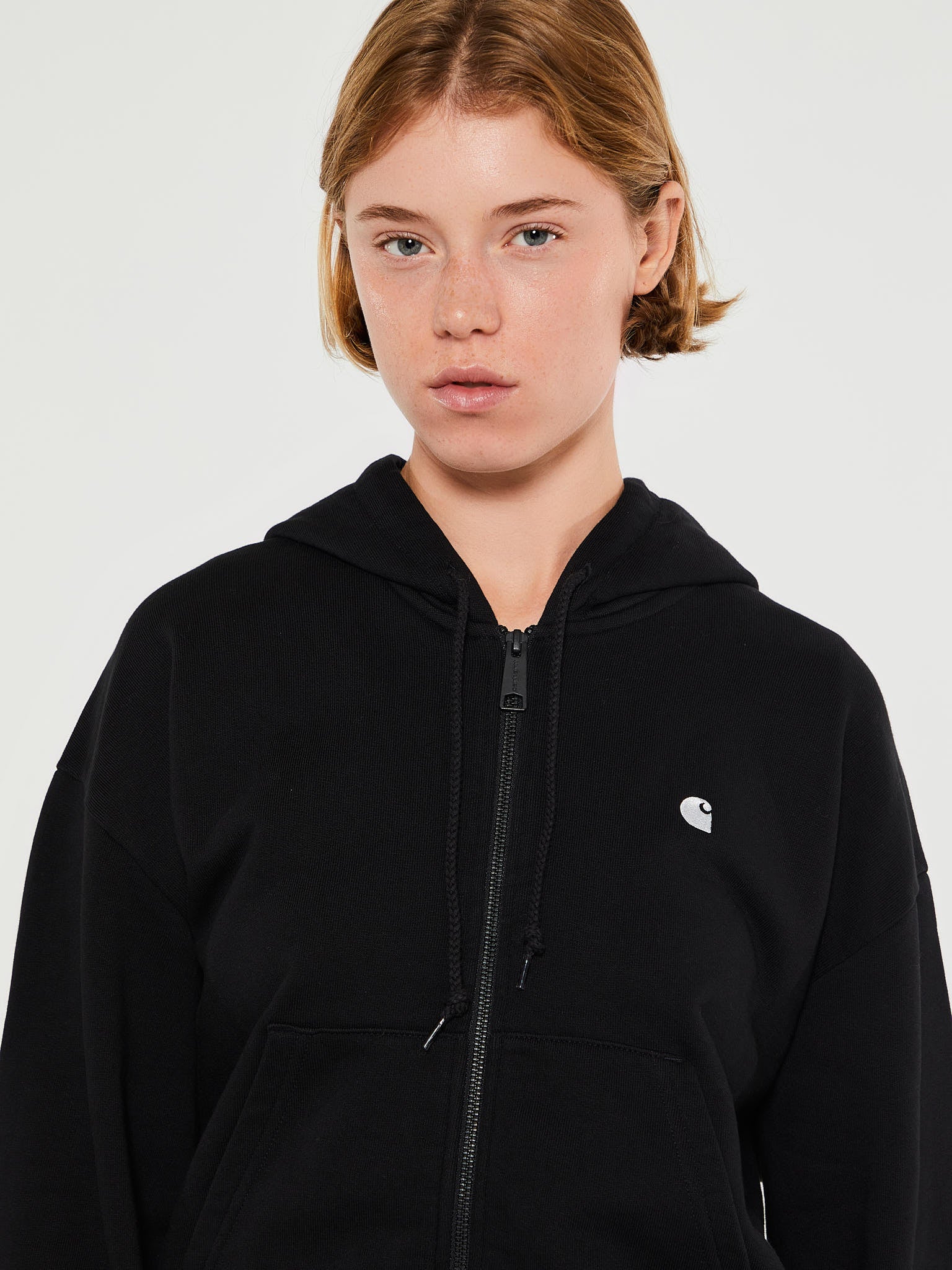 Carhartt WIP - W' Hooded Casey Jacket in Black and Silver