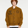 Carhartt - Work Varsity Bomber in Deep H Brown