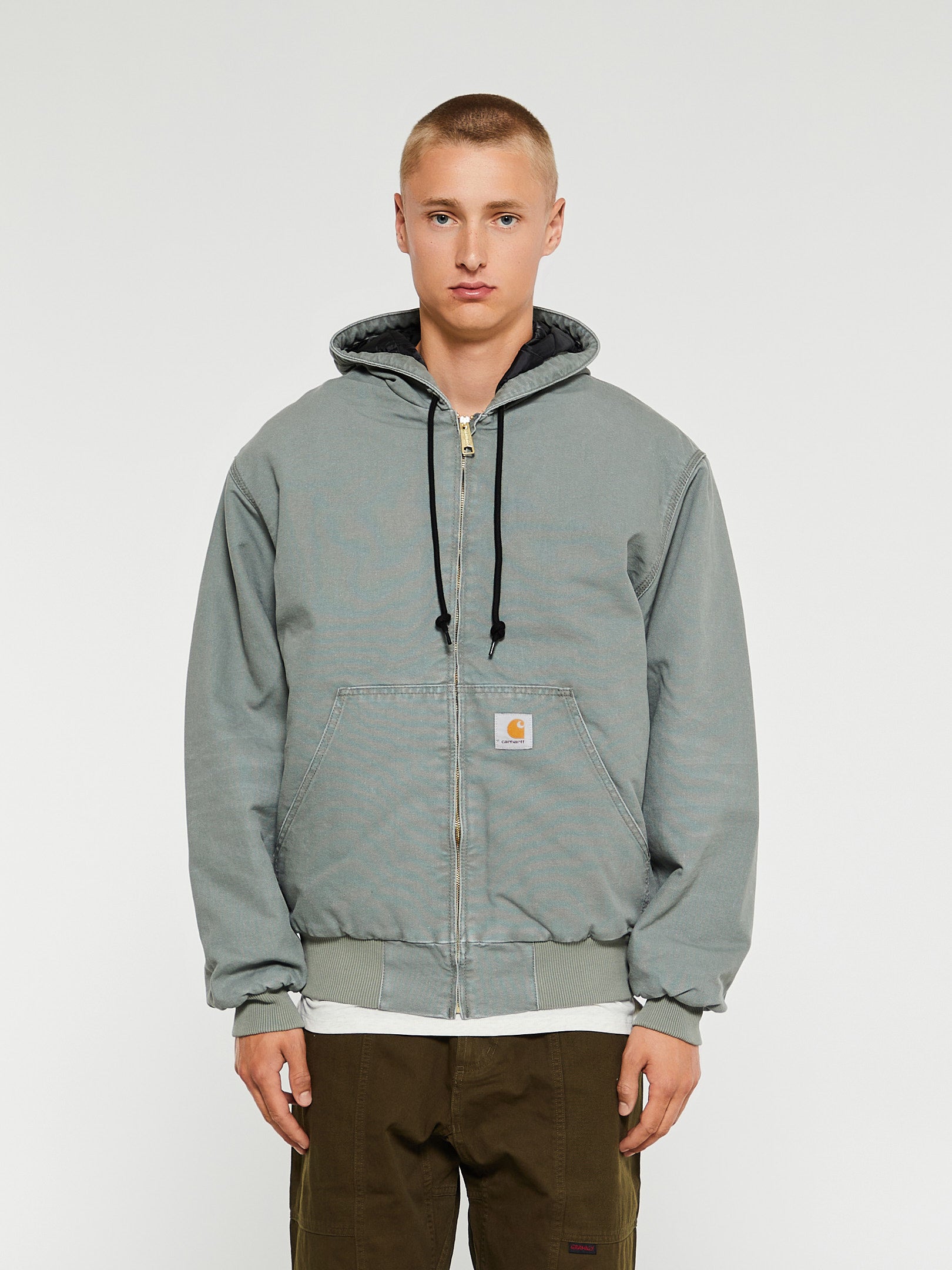 Carhartt WIP - OG Active Jacket in Smoke Green Aged Canvas