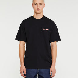Carhartt - Ink Bleed T-Shirt in Black and Pink