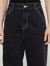 Carhartt WIP - W' Simple Pants in Black Stone Washed
