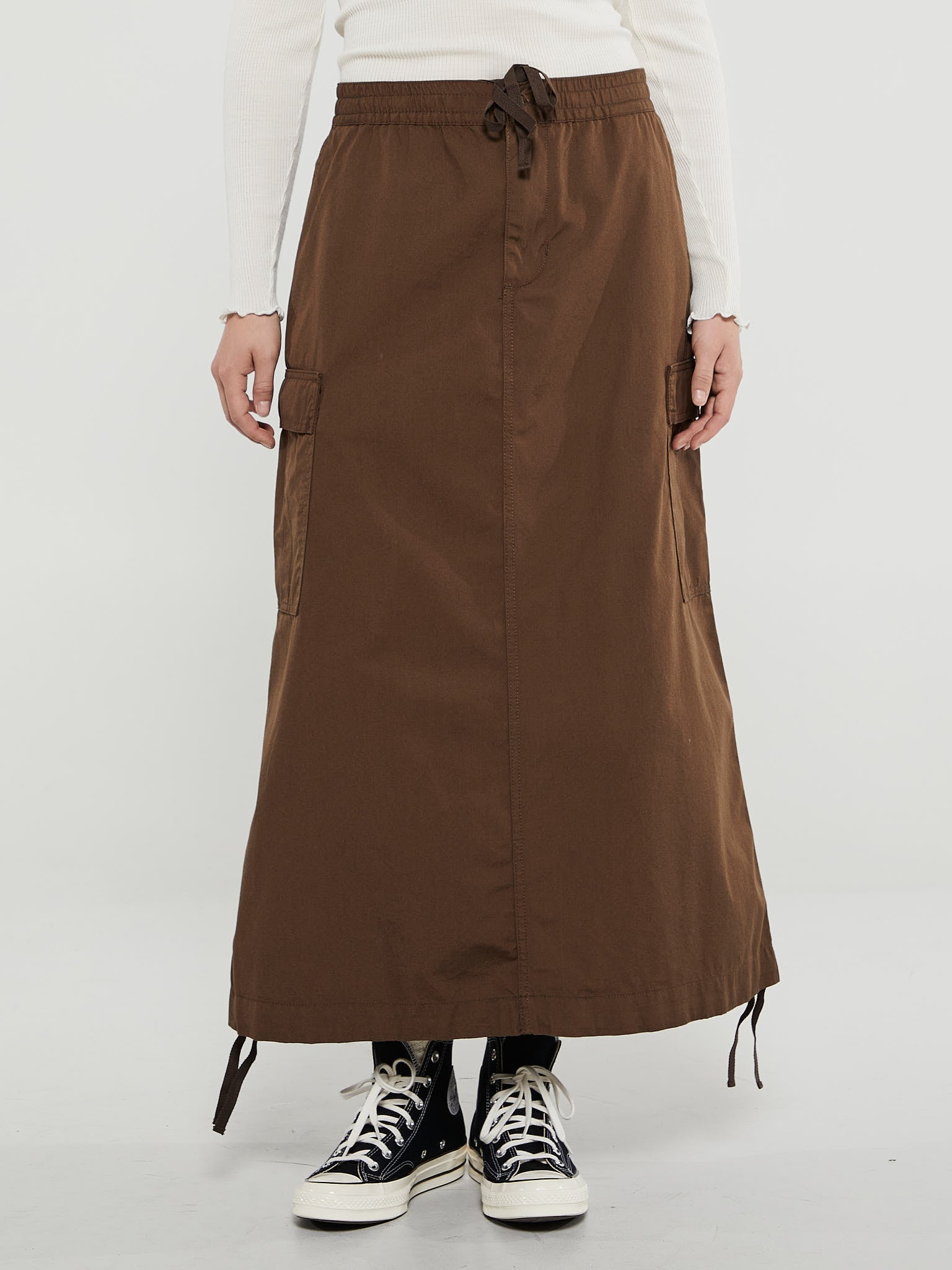 Carhartt WIP - Cargo Skirt in Chocolate Rinsed