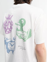 Carhartt WIP - Forma T-Shirt in White heavy stone wash