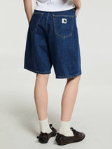 Carhartt WIP - Women's Brandon Shorts in Blue Stone Washed