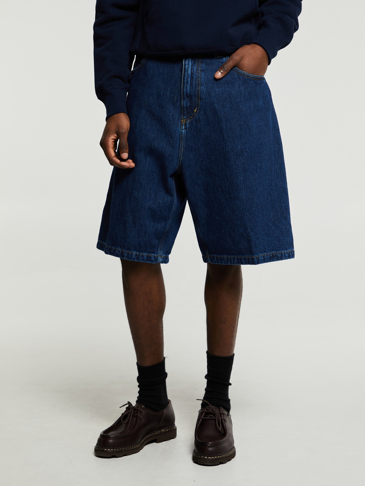 Carhartt WIP - Brandon Shorts in Blue Stone Washed