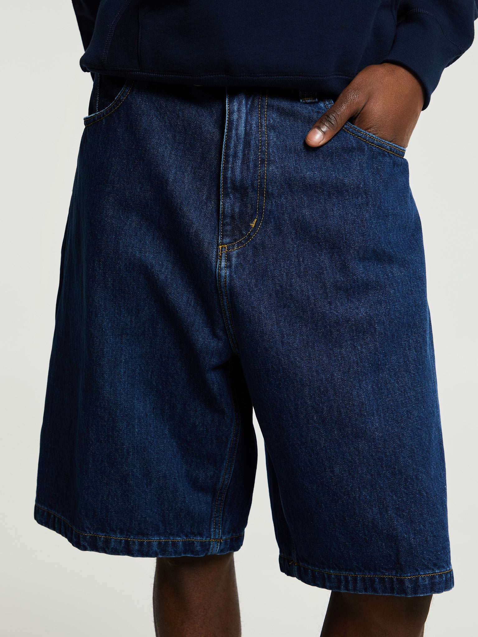 Carhartt WIP - Brandon Shorts in Blue Stone Washed